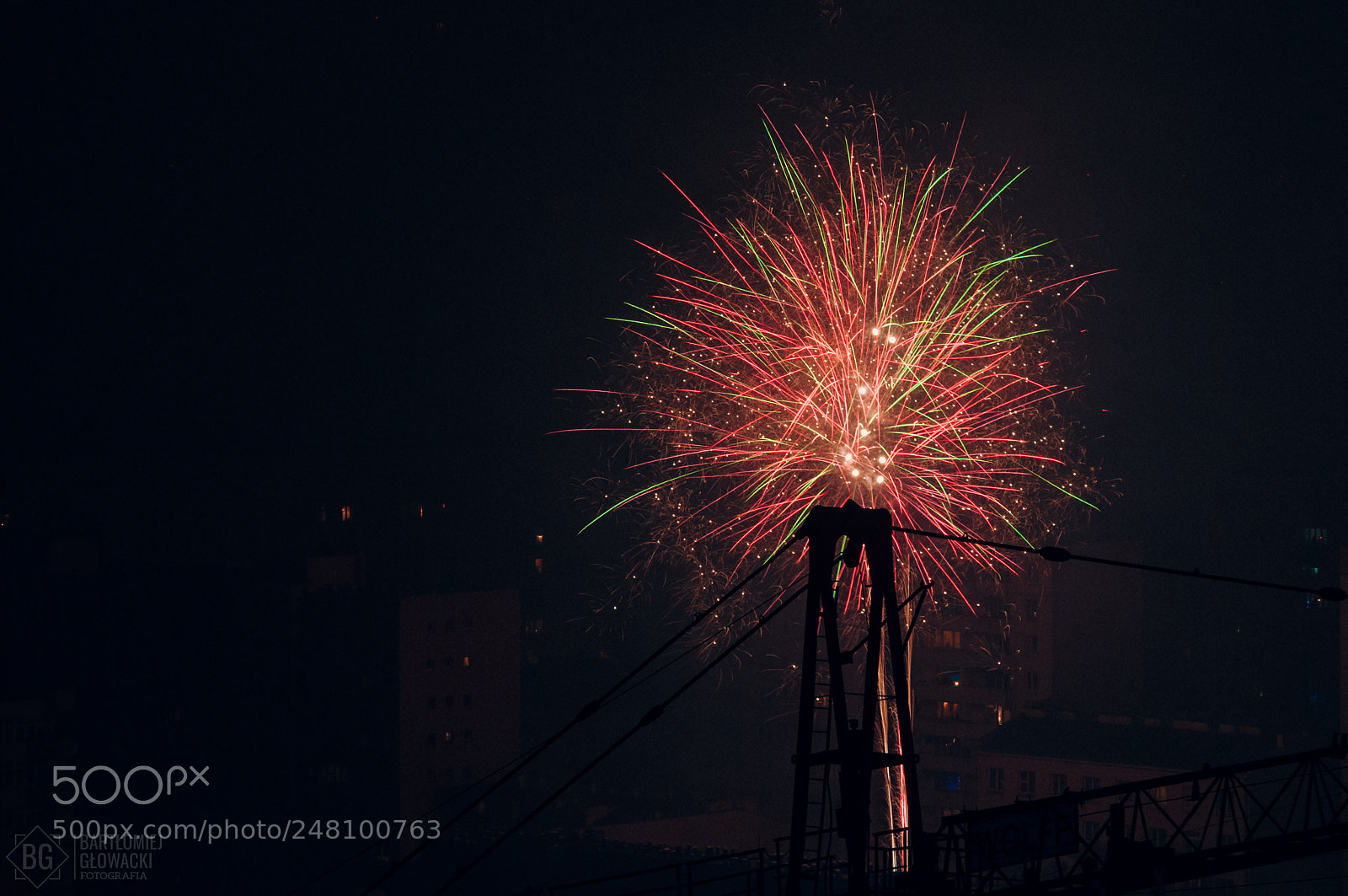 Nikon D5000 sample photo. Fireworks photography