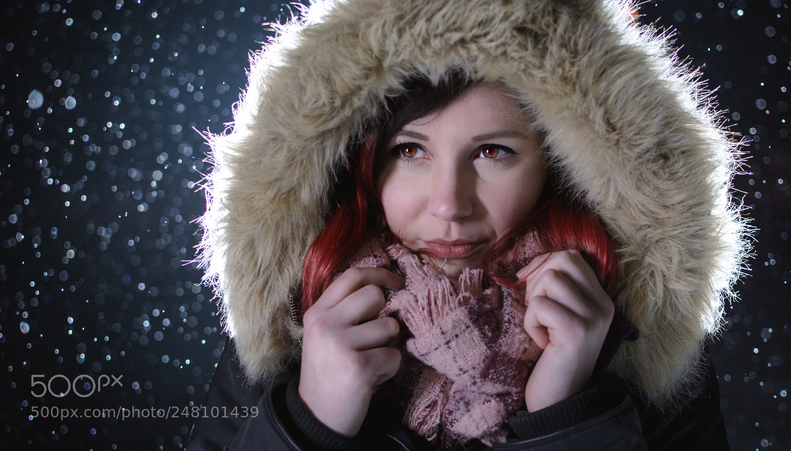 Nikon D7100 sample photo. Winter portrait photography
