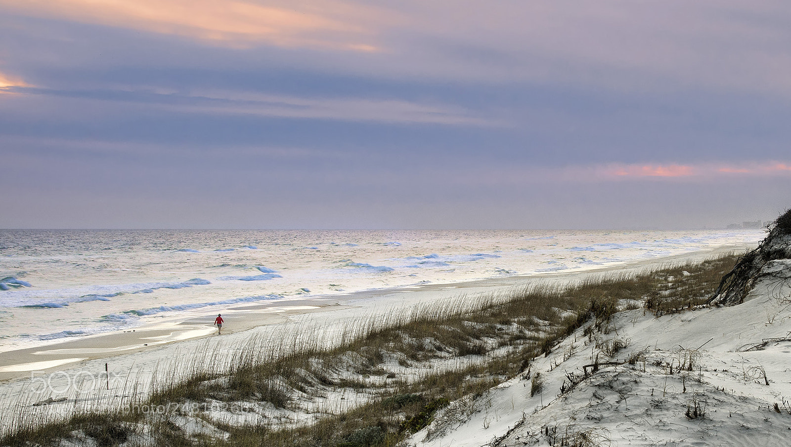 Sony a7R II sample photo. Winter beach walking photography