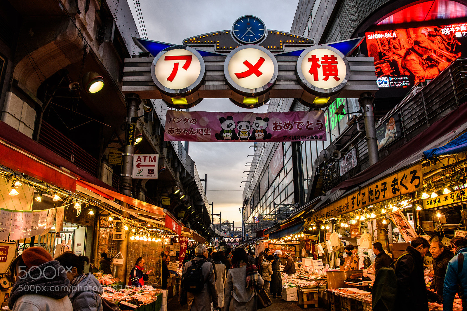 Nikon D500 sample photo. Ameyoko market photography