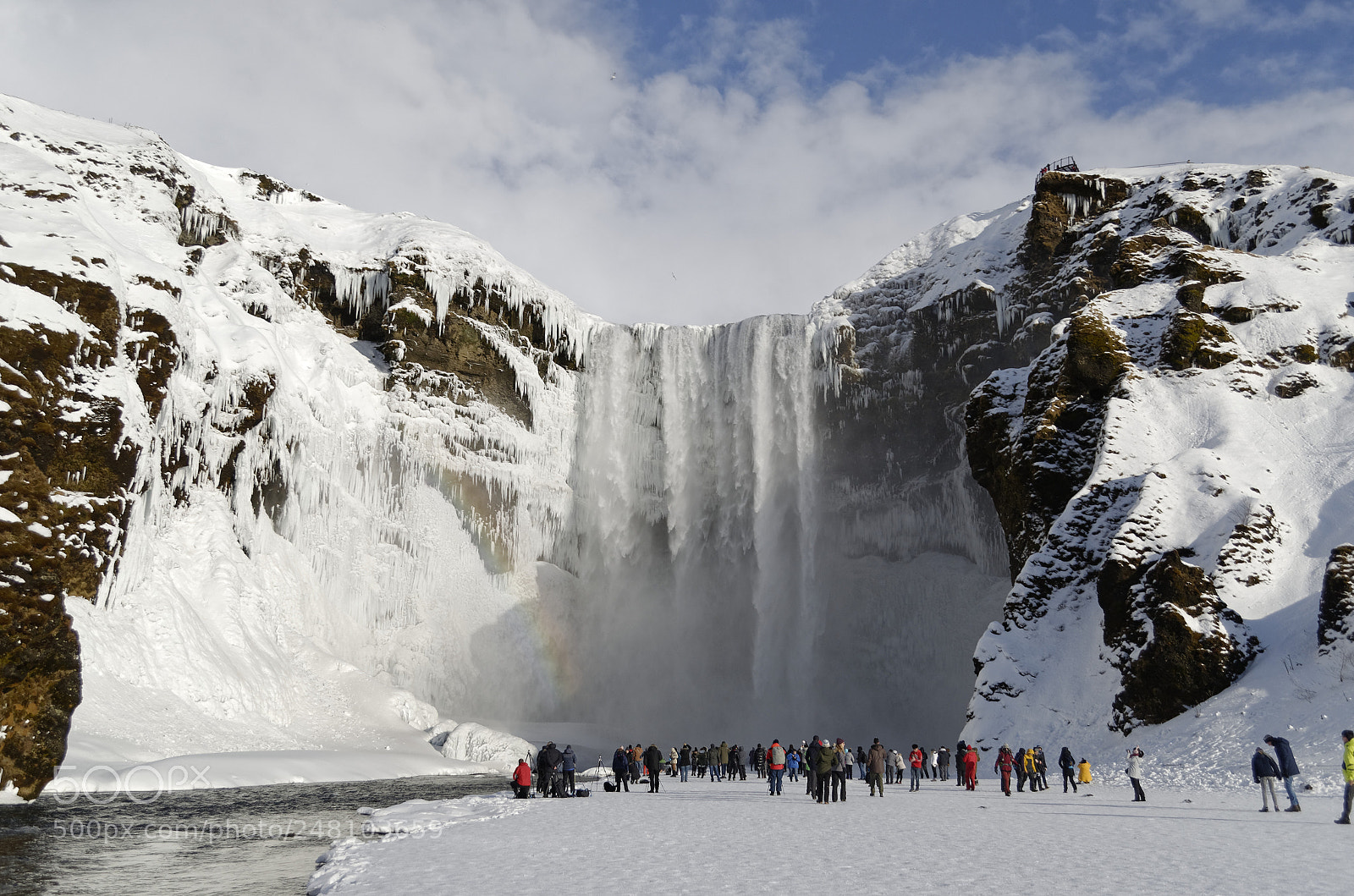 Nikon D5100 sample photo. Skogafoss waterfall photography