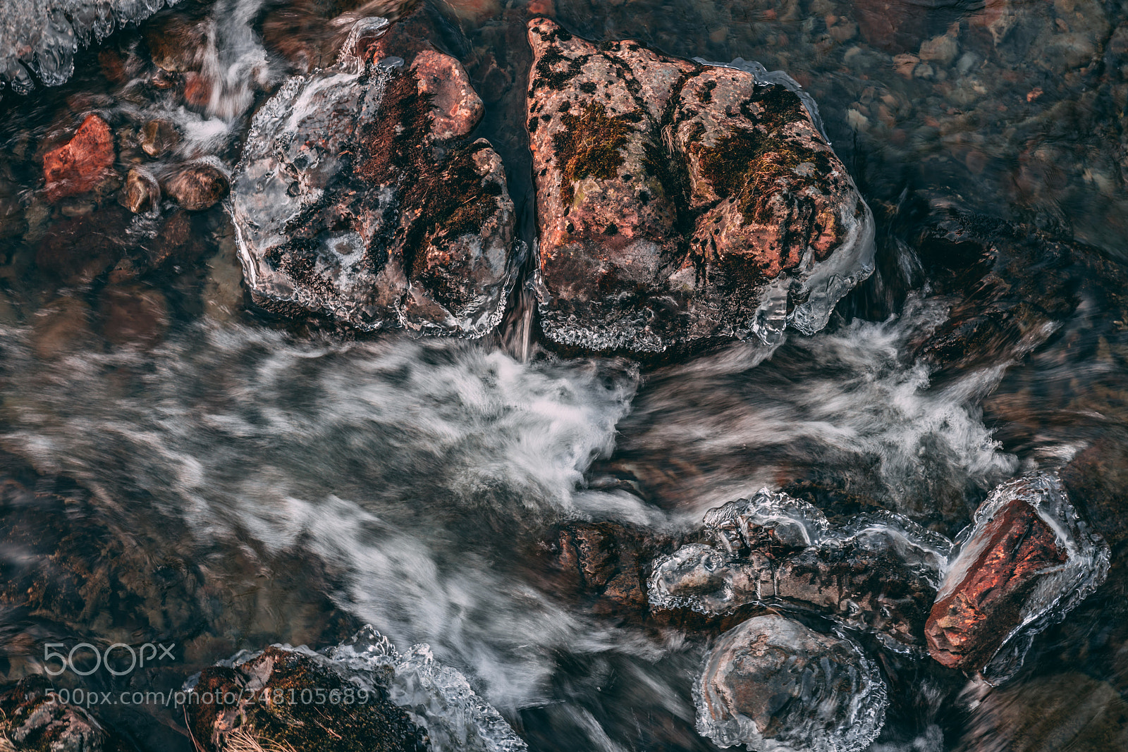 Sony a7R III sample photo. Snow melt photography