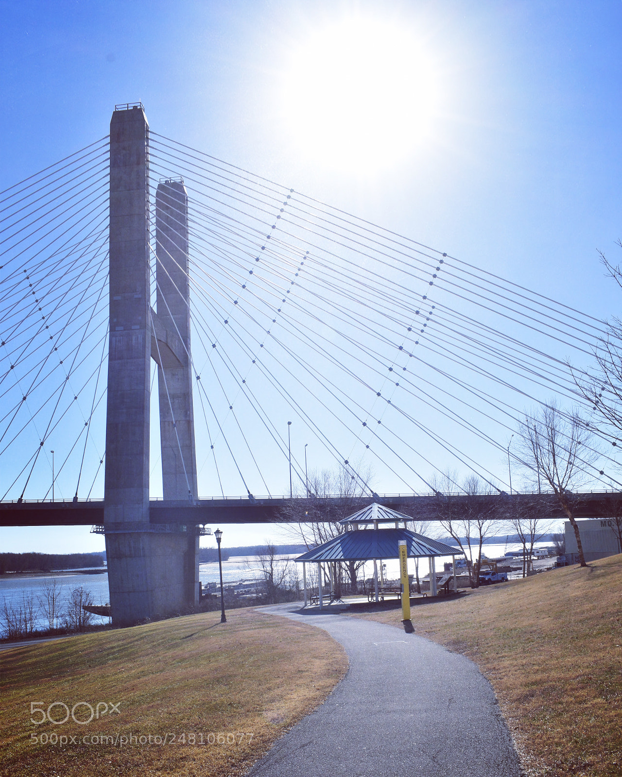 Nikon D3400 sample photo. Trail under the bridge photography