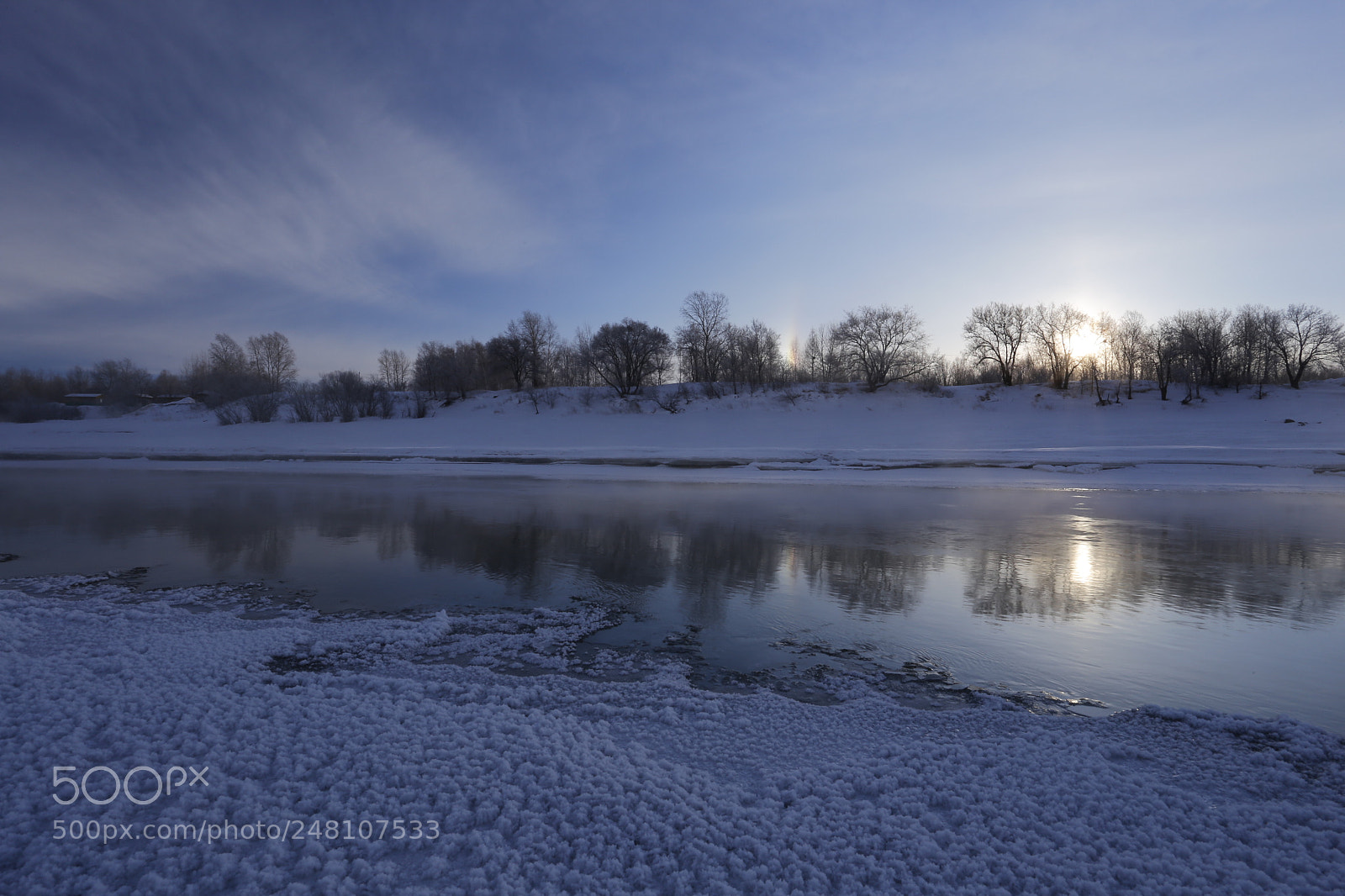 Canon EOS 6D + Canon EF 17-40mm F4L USM sample photo. Winter reflection photography