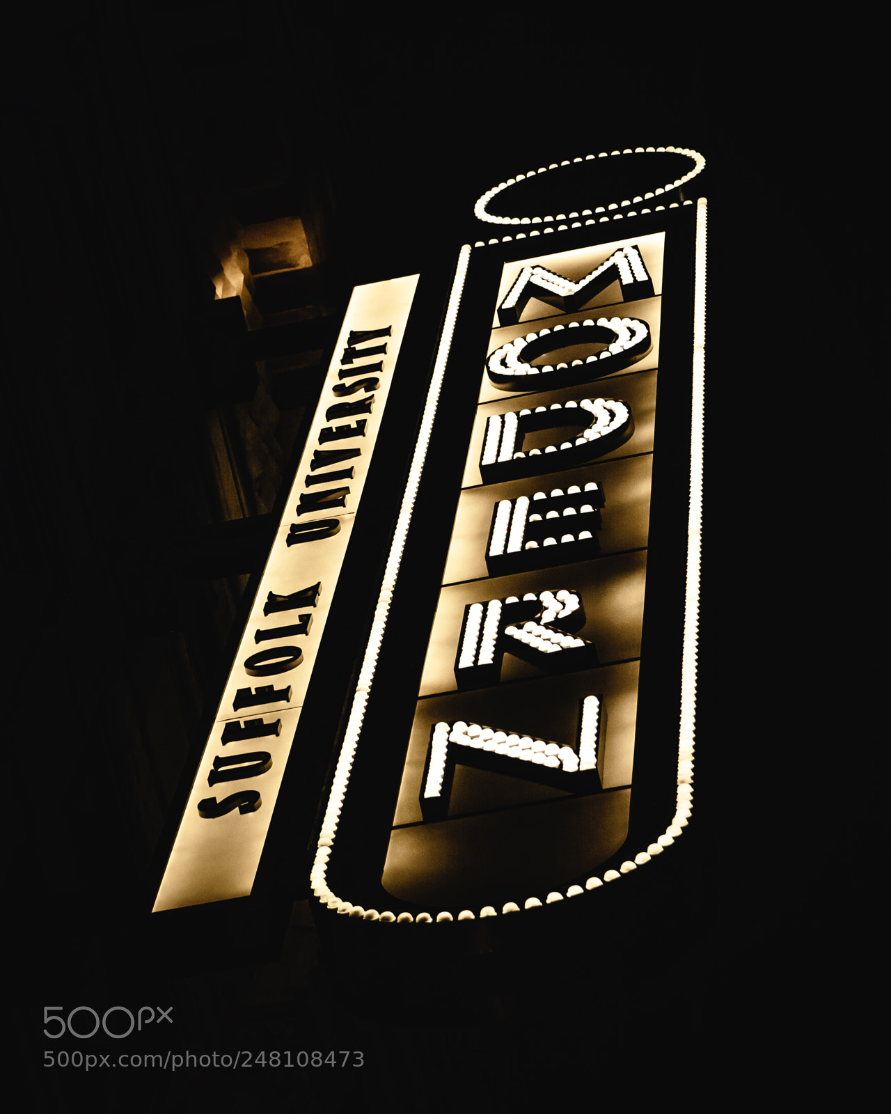 Nikon D7100 sample photo. Modern theatre marquee photography