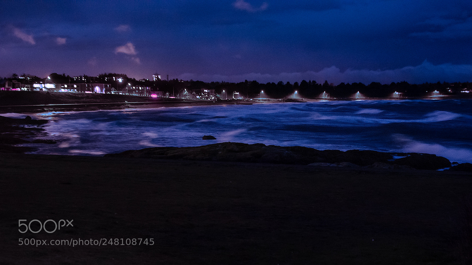 Nikon D7100 sample photo. Evening waves photography