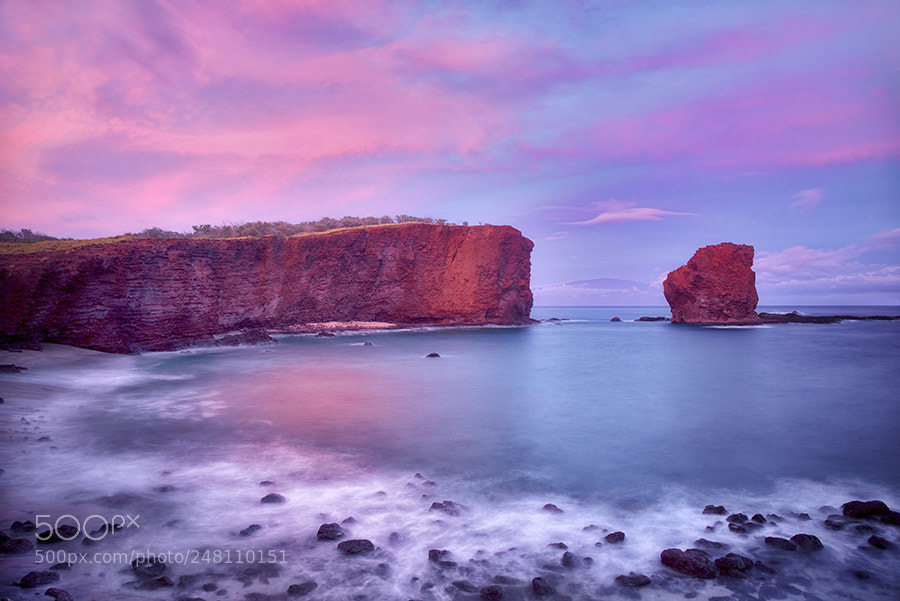 Sony a7R sample photo. Sweetheart rock at sunset photography