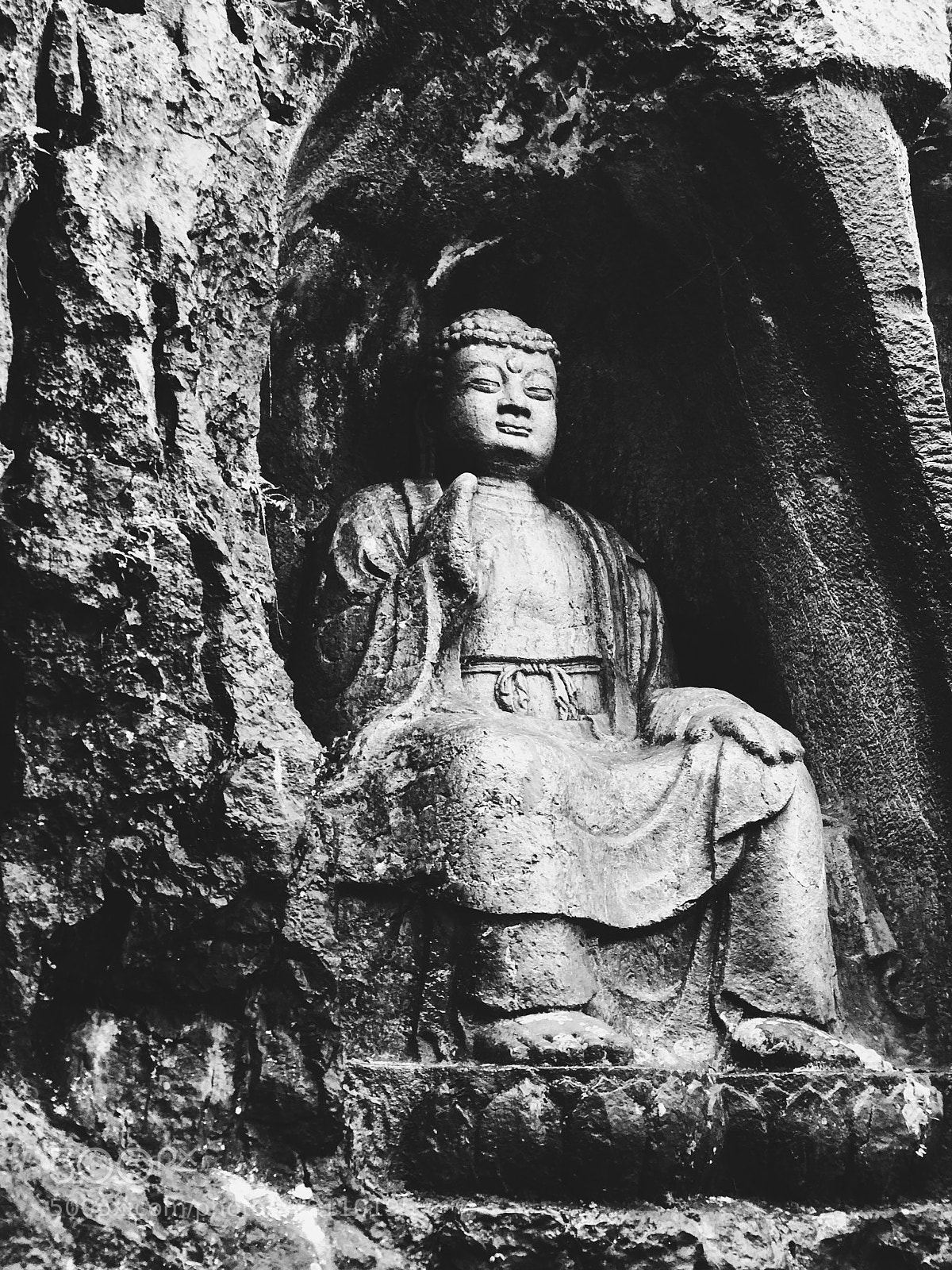 Apple iPhone X sample photo. Buddha statue photography