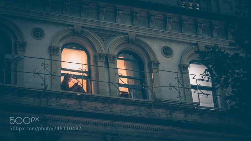 Fujifilm X-T2 sample photo. Nighttime reading photography