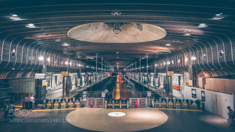 Fujifilm X-T2 sample photo. Britomart station photography