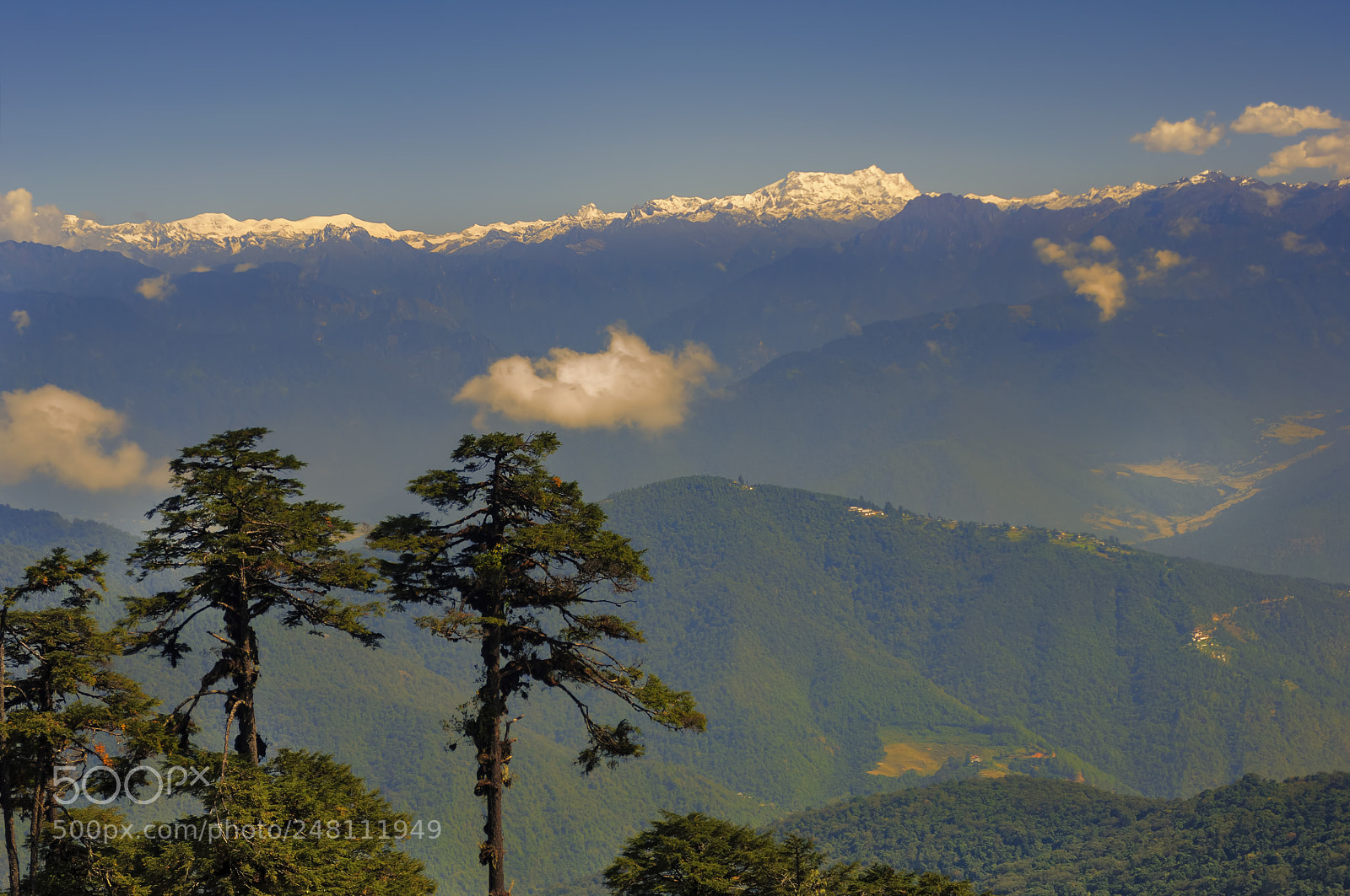 Nikon D90 sample photo. Snow covered mountains peaks photography