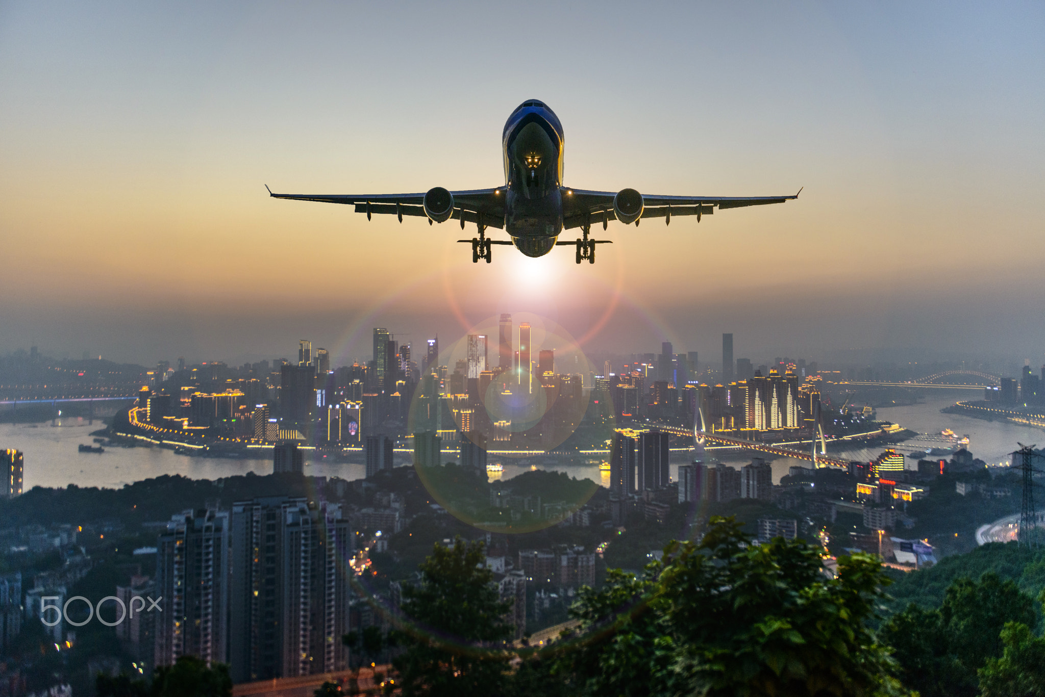 Fly Over Chongqing & Yangtze River 飛越長江