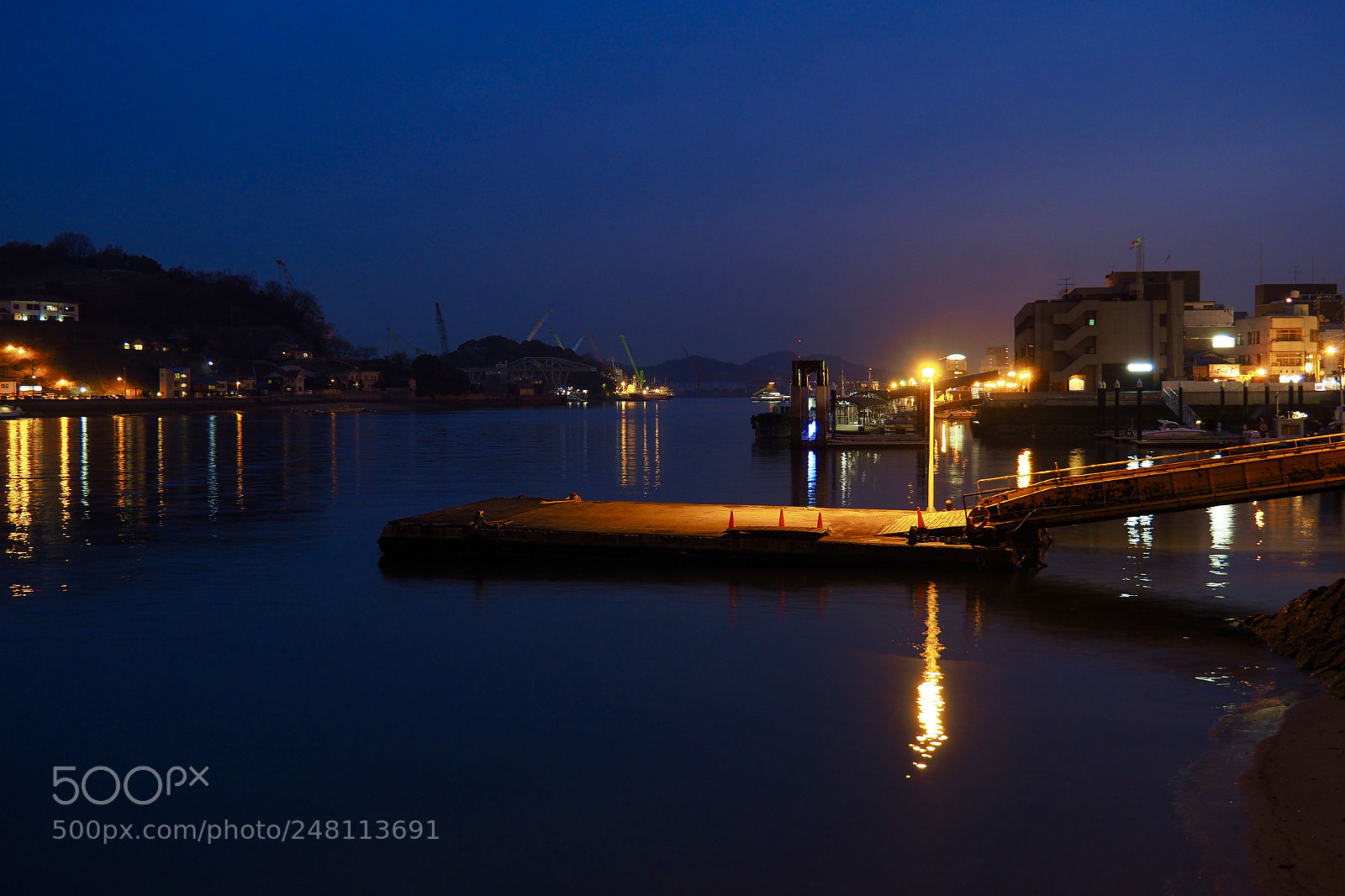 Olympus PEN-F sample photo. 尾道の夕暮れ onomichi twilight photography