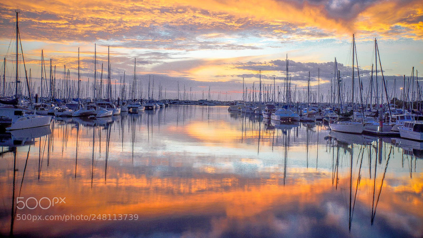 Sony a6500 sample photo. Sunrise over manly boat photography