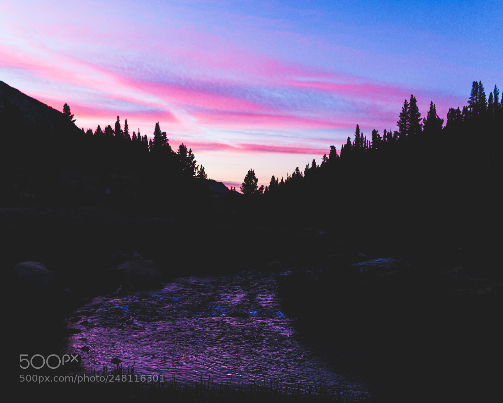 Canon EOS 6D sample photo. Rock creek sunset photography