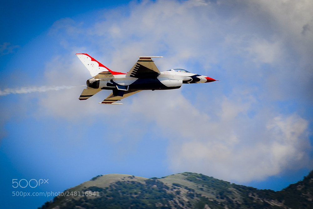 Nikon D5100 sample photo. Thunderbird soaring photography