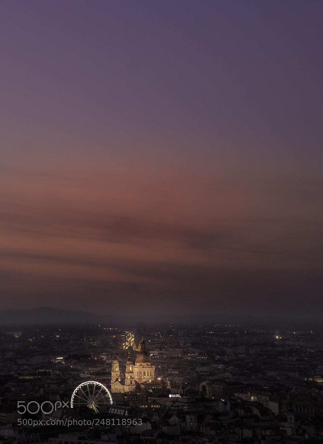 Sony Alpha NEX-7 sample photo. Budapest at dusk photography