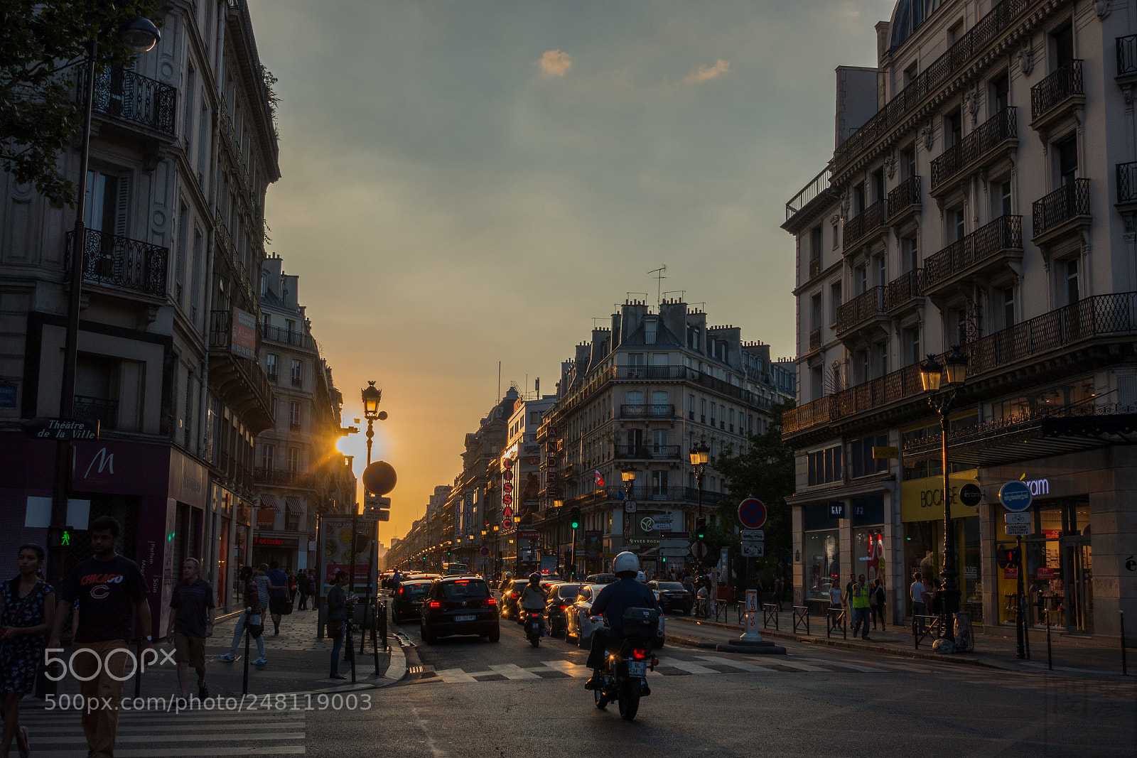 Sony Cyber-shot DSC-RX100 III sample photo. Sunset and paris photography