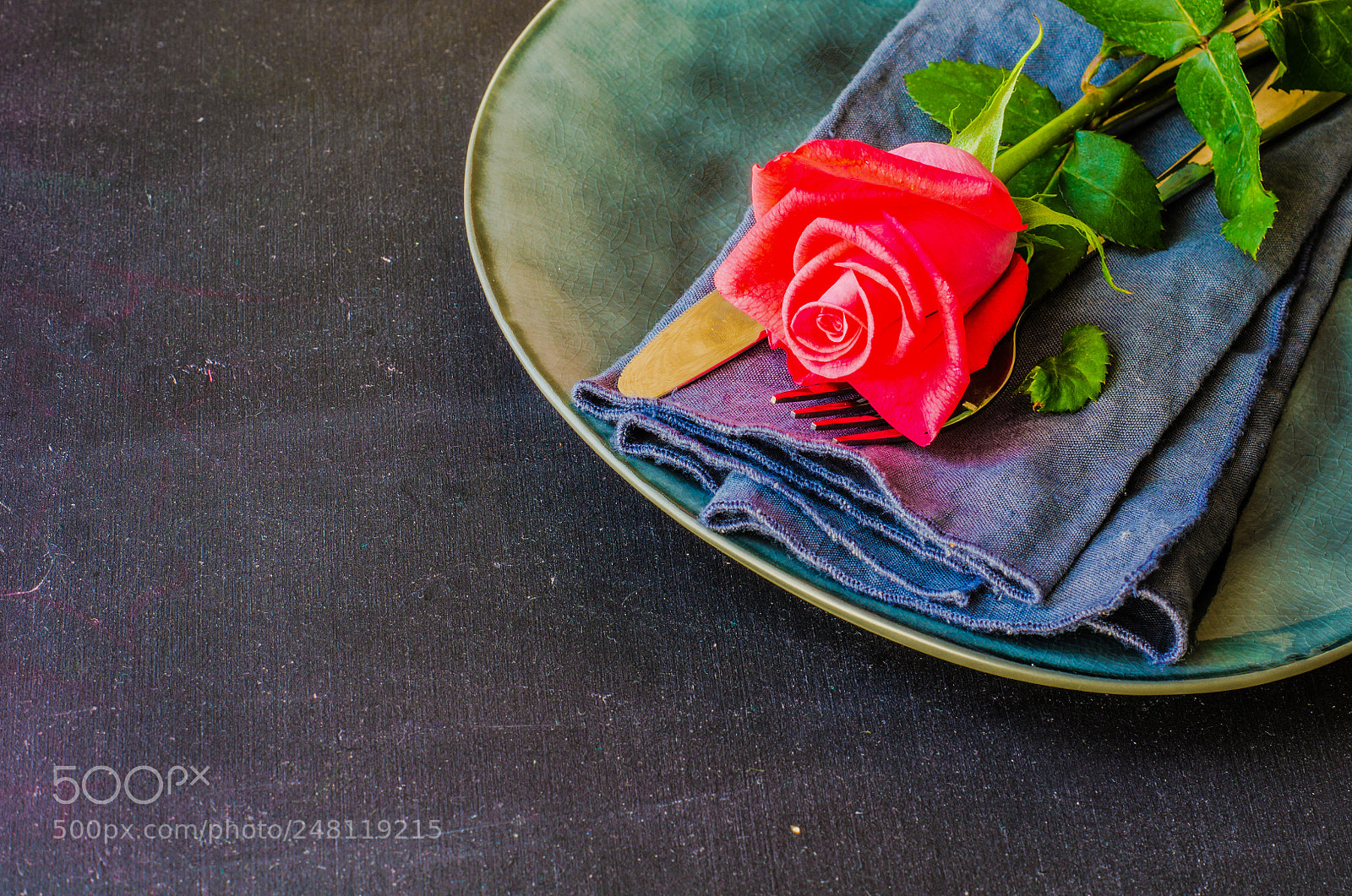 Sony SLT-A55 (SLT-A55V) sample photo. Table setting with red photography