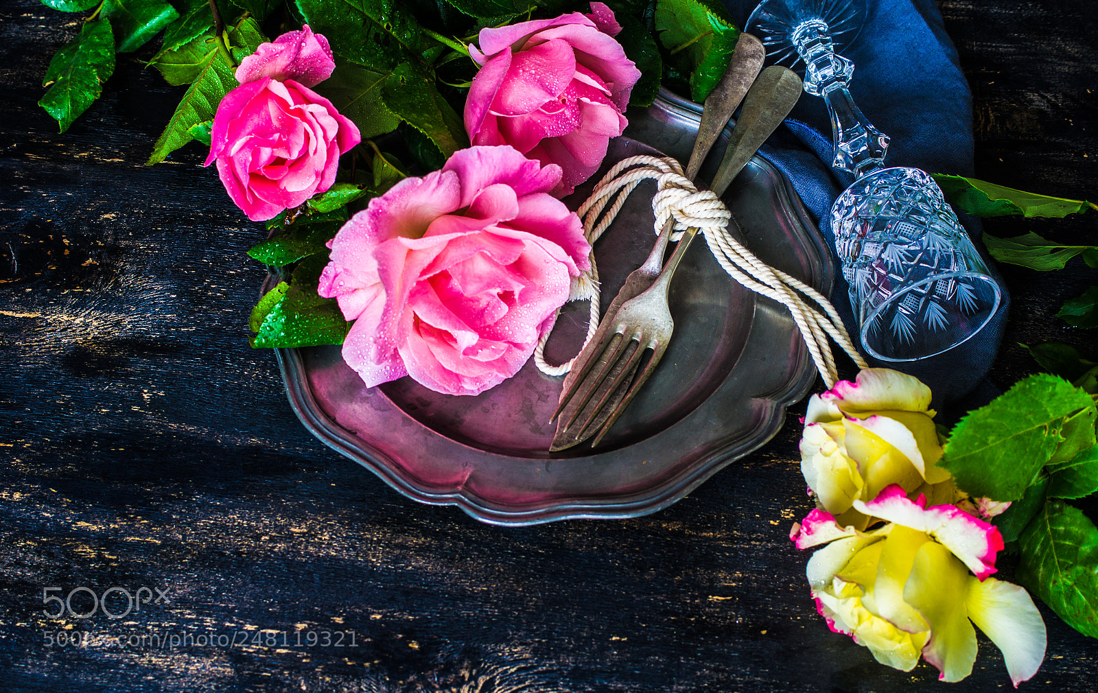 Sony SLT-A55 (SLT-A55V) sample photo. Summer table setting with photography