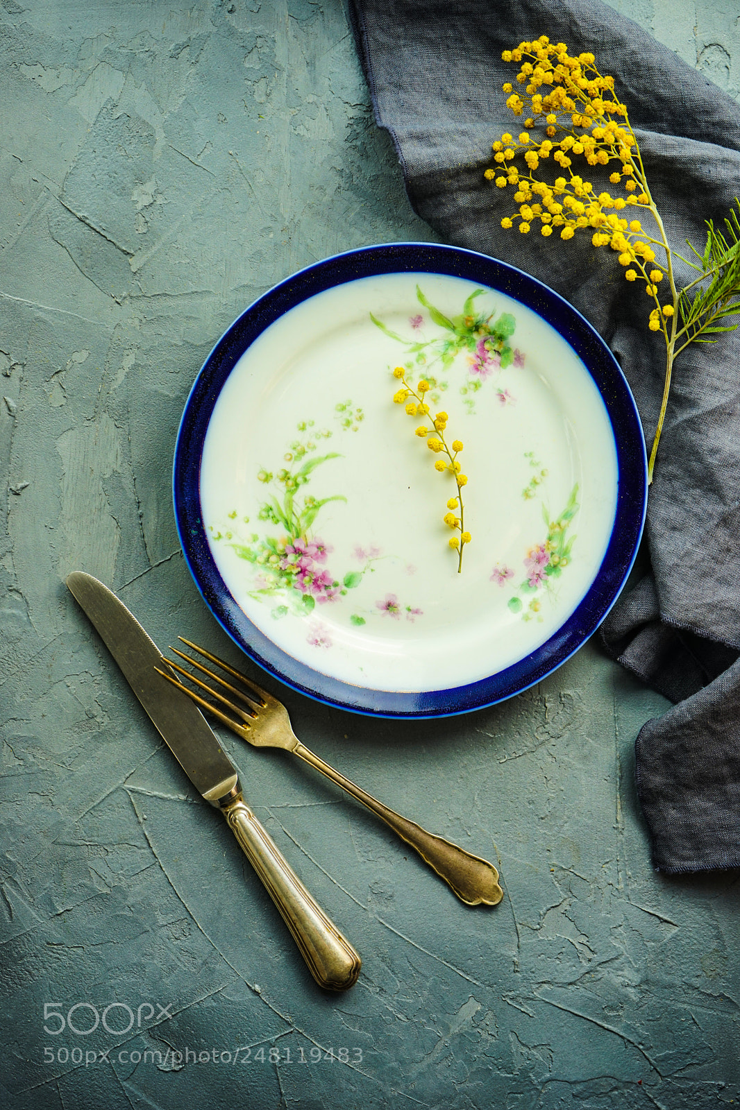 Sony a7 sample photo. Spring table setting with photography