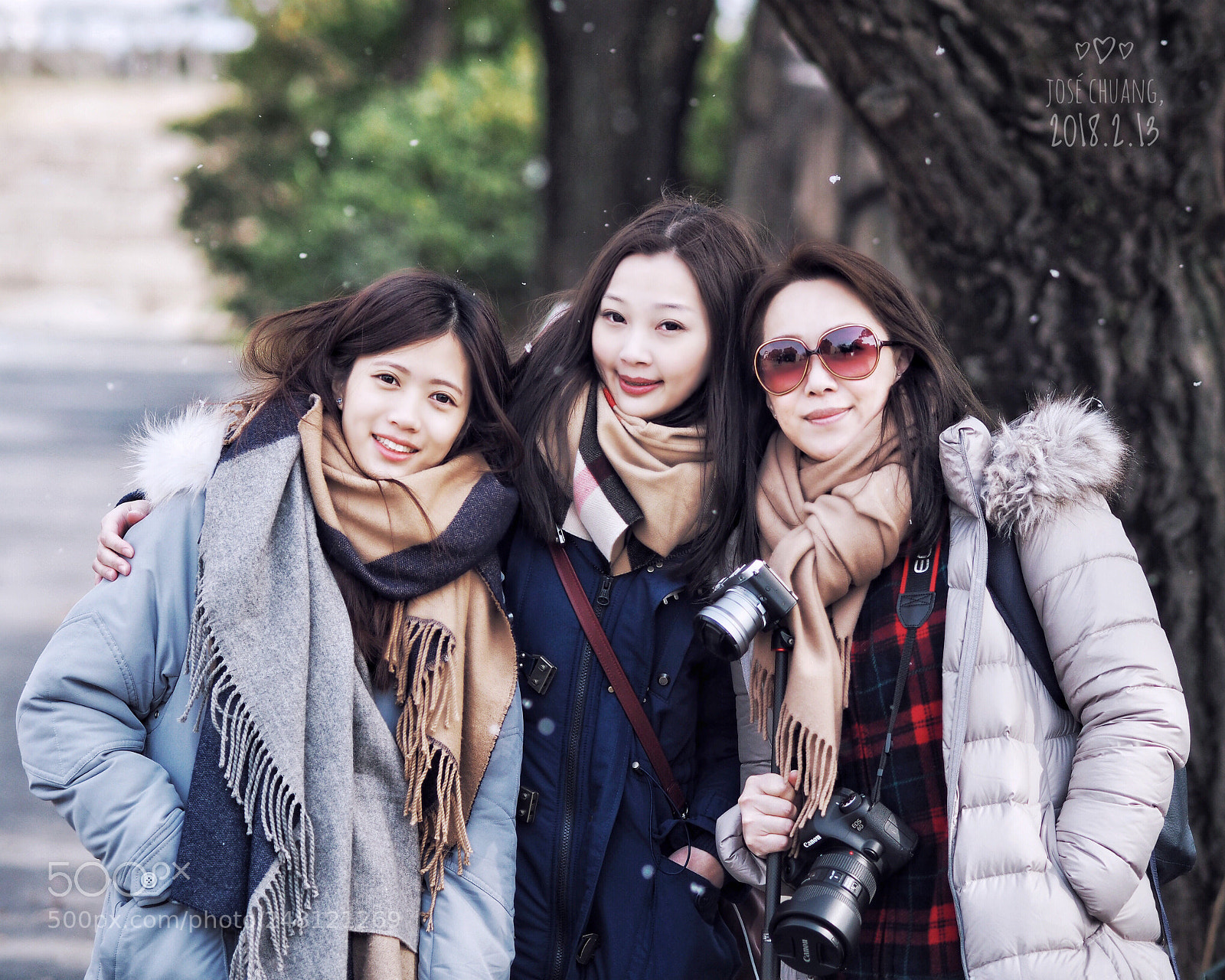 Olympus OM-D E-M5 II sample photo. It was snowing a photography