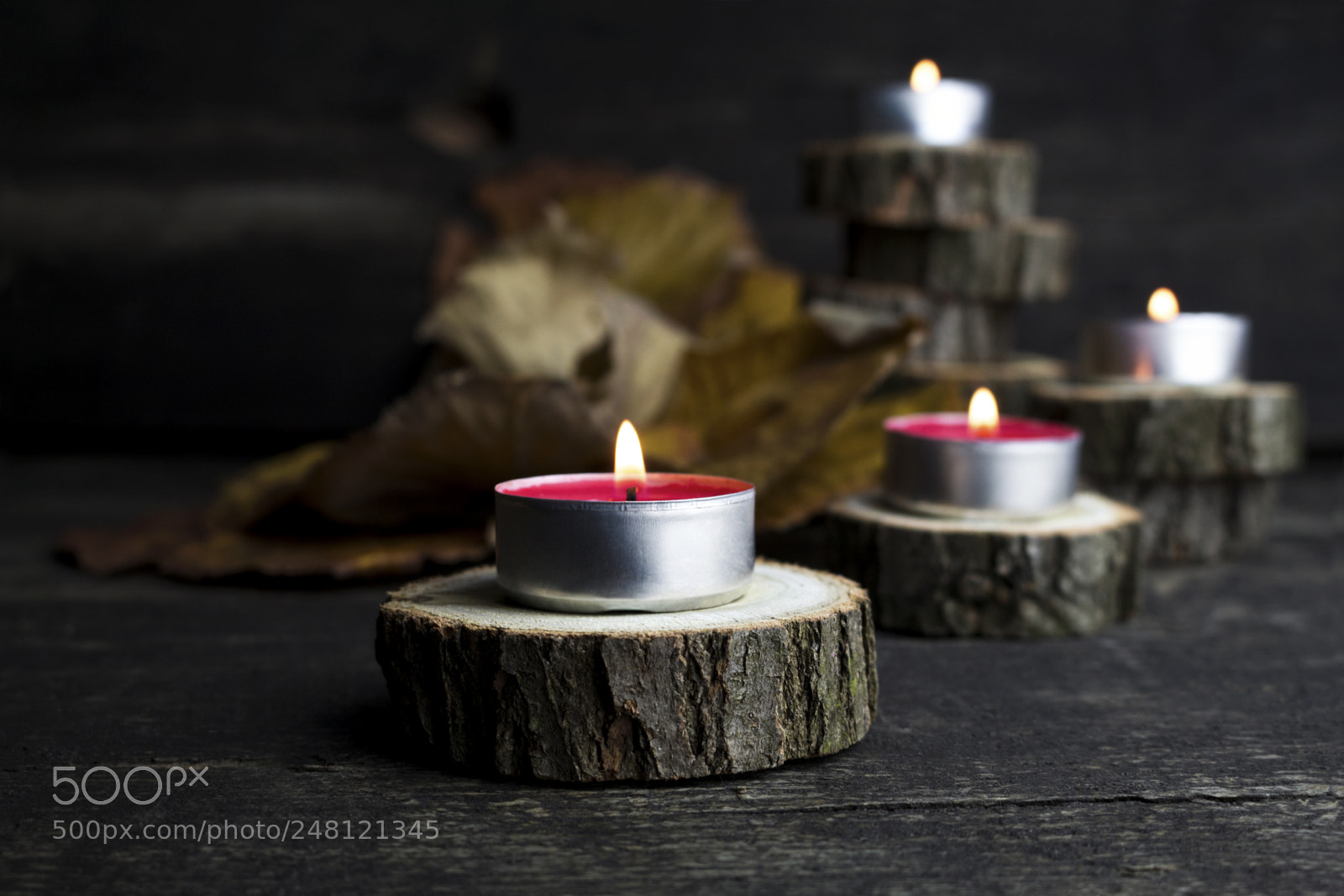 Canon EOS 700D (EOS Rebel T5i / EOS Kiss X7i) sample photo. Christmas candles burning, decoration photography