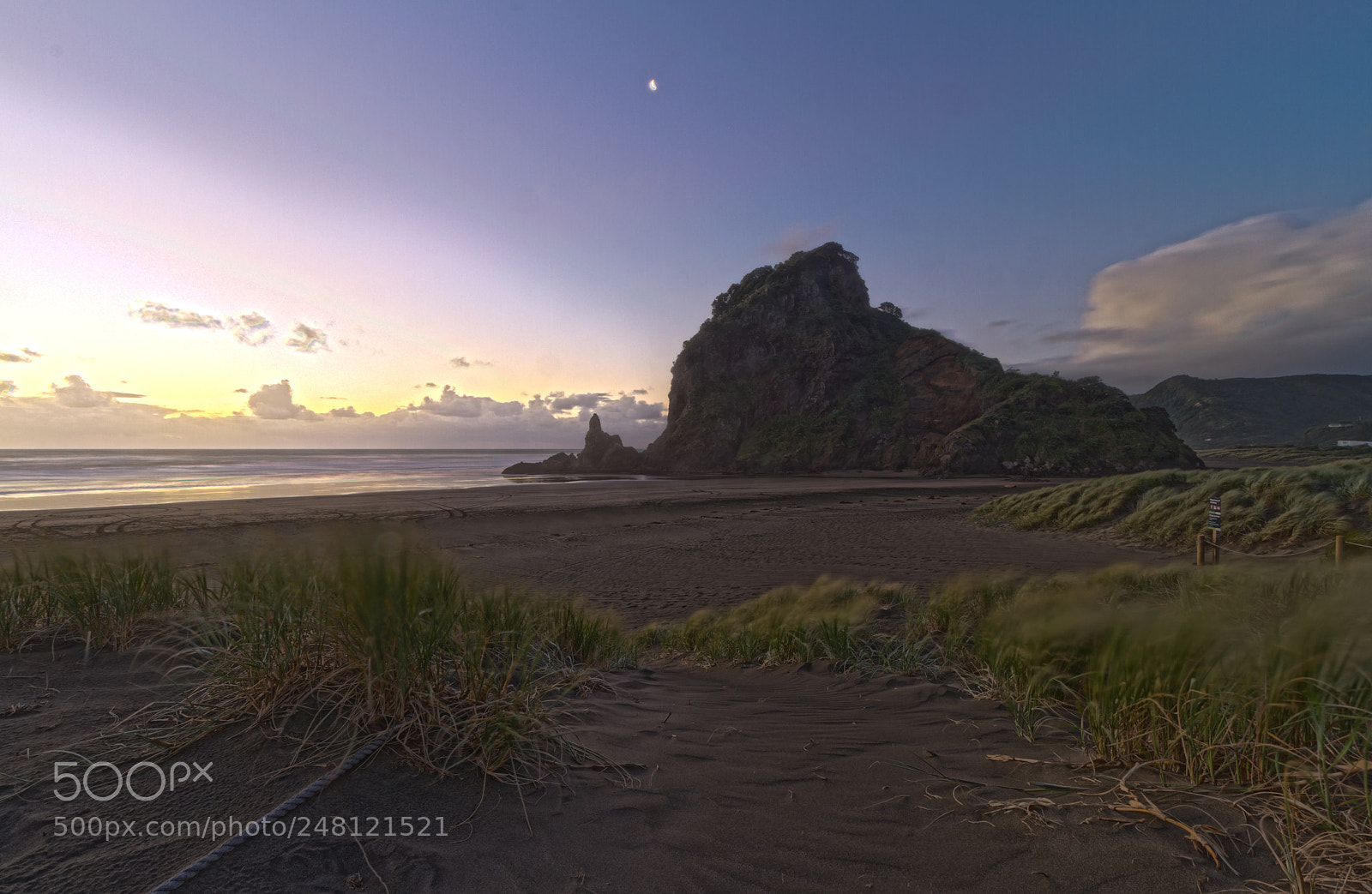 Canon EOS 7D sample photo. Sunset at piha photography