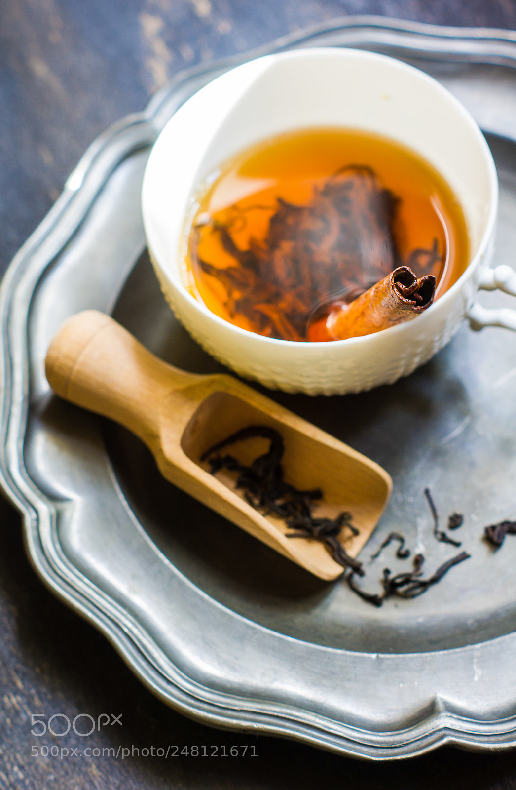 Sony SLT-A55 (SLT-A55V) sample photo. Cup of black tea photography