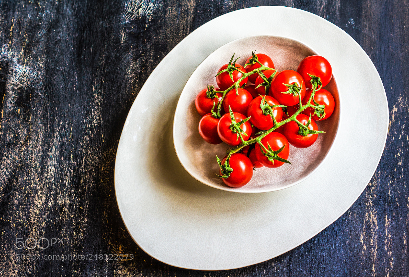 Sony SLT-A55 (SLT-A55V) sample photo. Organic fresh tomatoes cherry photography