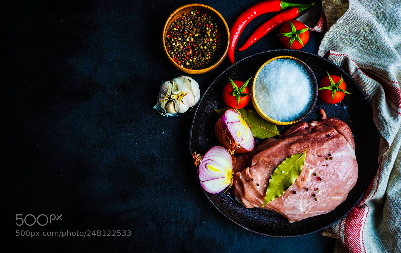 Sony a7 sample photo. Ingredients for souzi dish photography