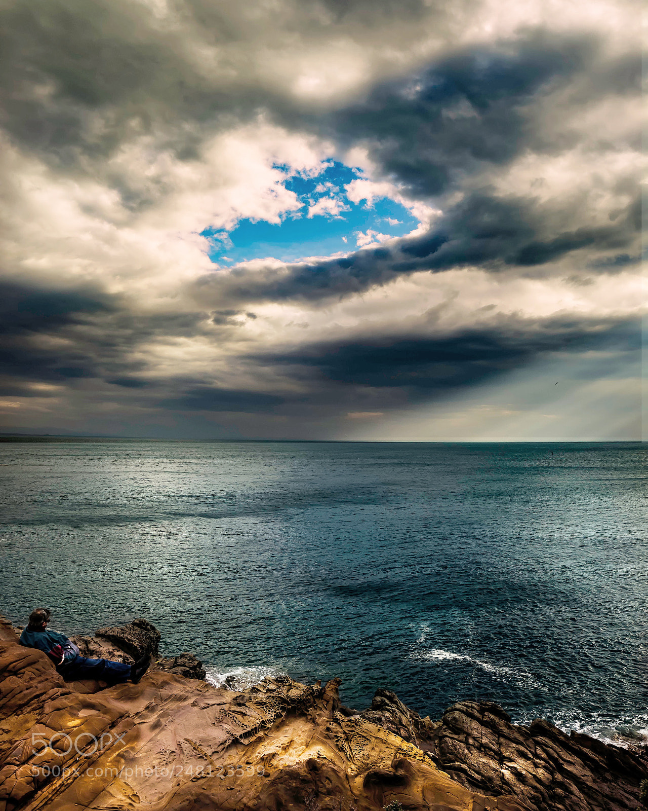 Nikon D7200 sample photo. Man and sea photography