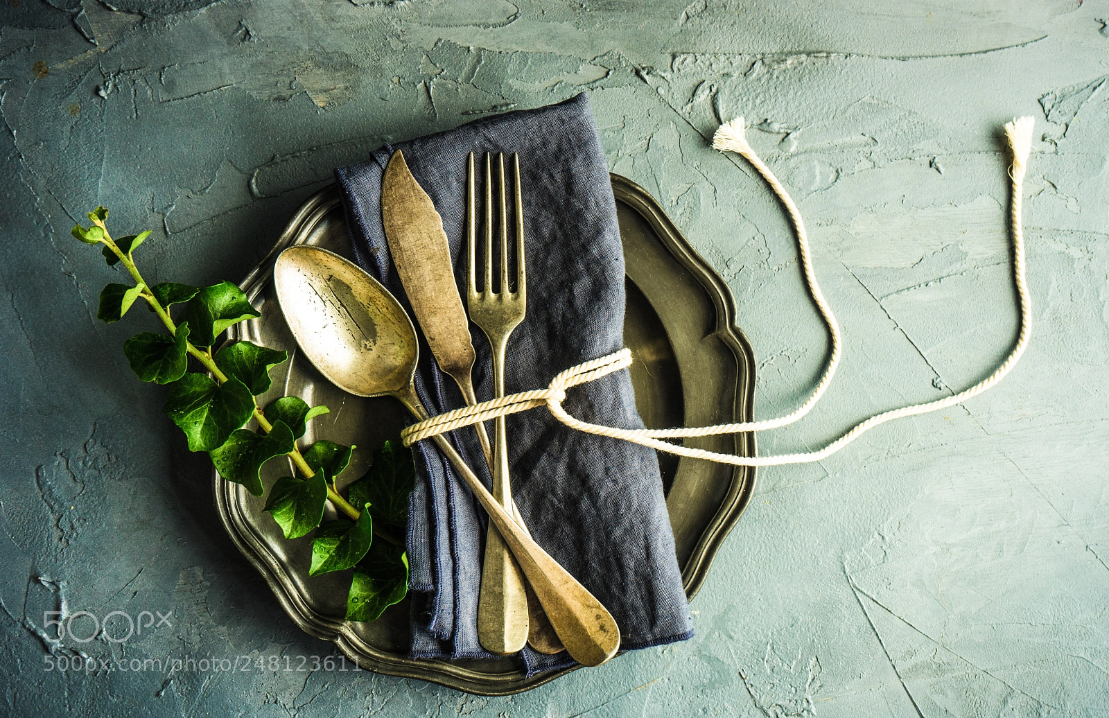 Sony a7 sample photo. Rustic table setting photography