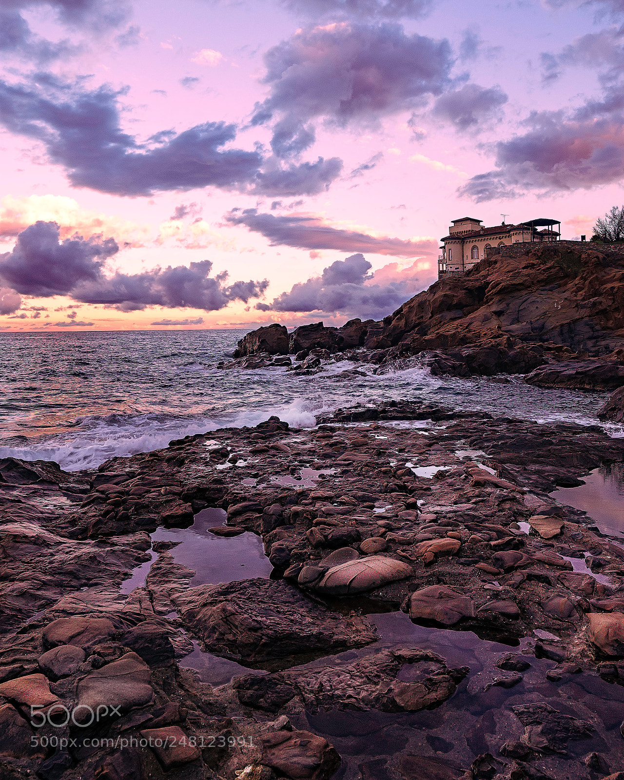 Nikon D7200 sample photo. Sunrise and castle photography