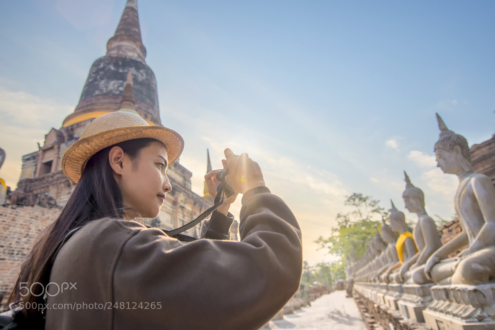 Nikon D500 sample photo. Photographer girl travel temple photography