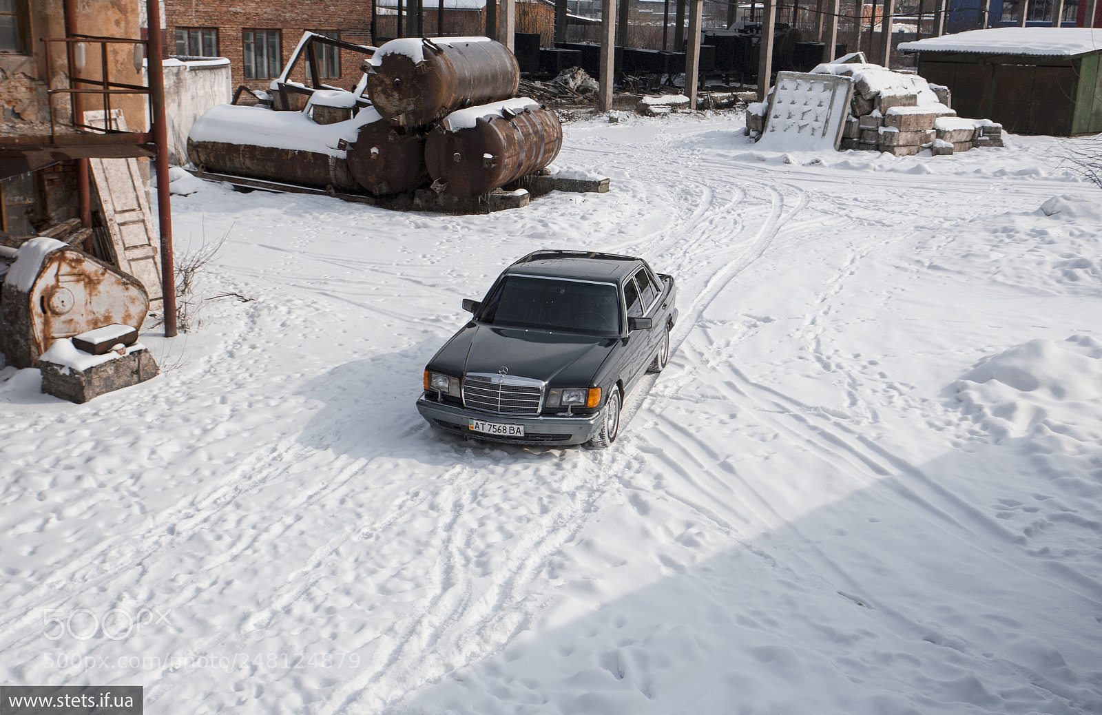 Canon EOS 5D sample photo. Mercedes-benz w126 300sd photography