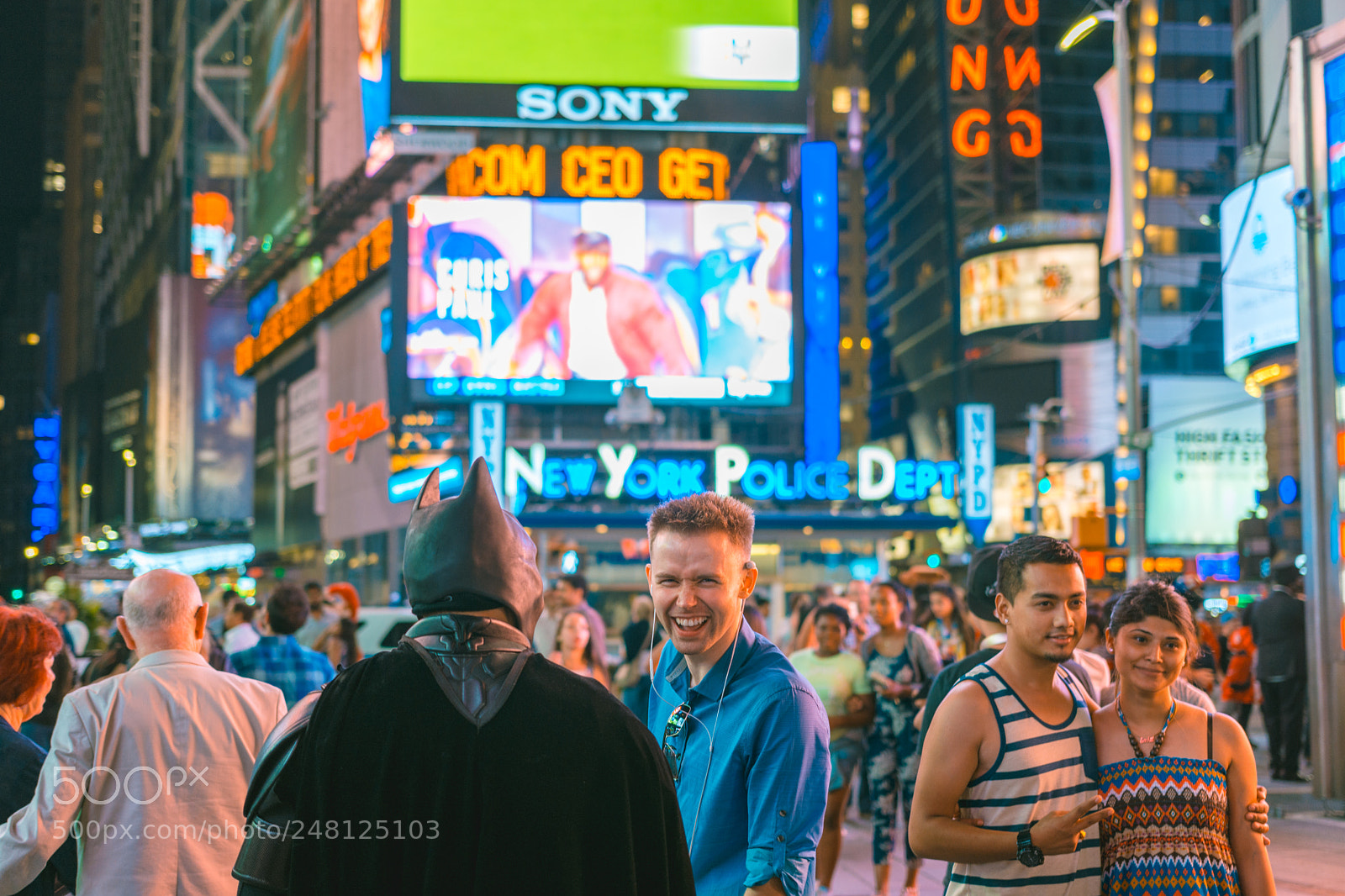 Nikon D7200 sample photo. Vibrant times square photography