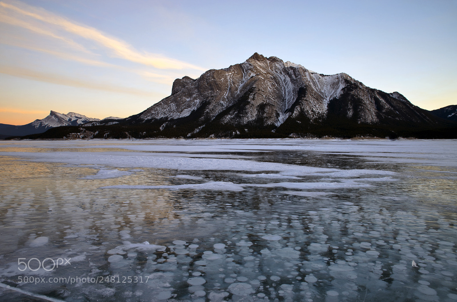 Pentax K-1 sample photo. Abraham lake photography