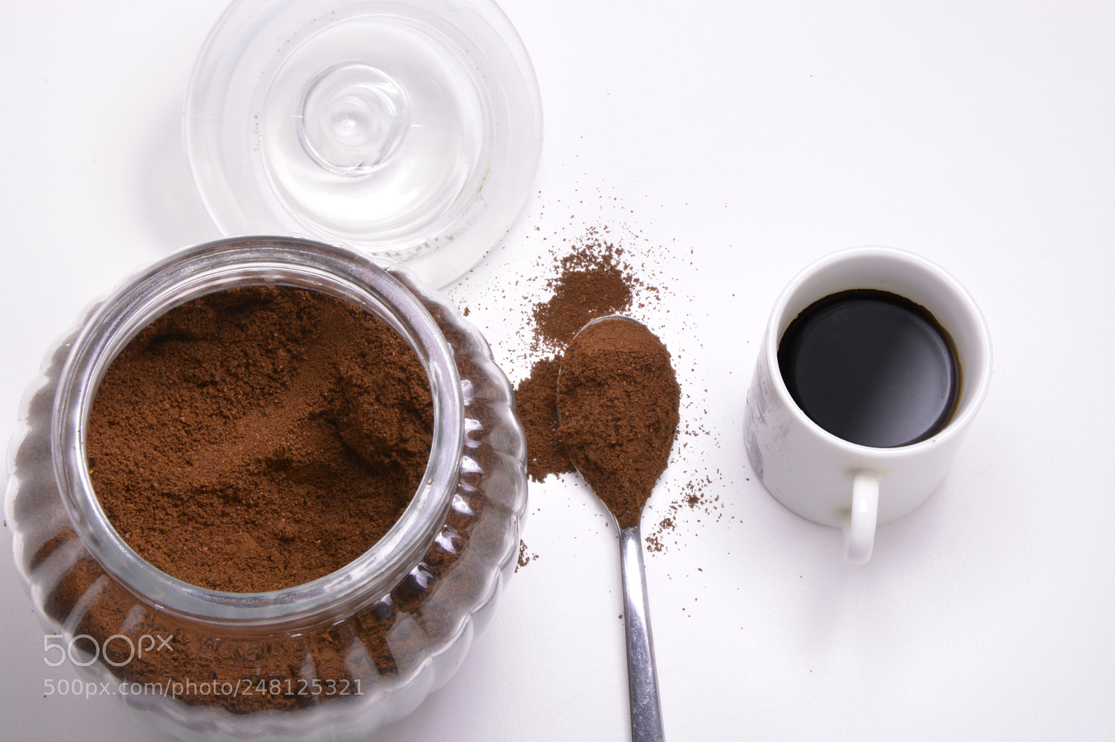 Nikon D5200 sample photo. Roasted brown espresso coffee photography