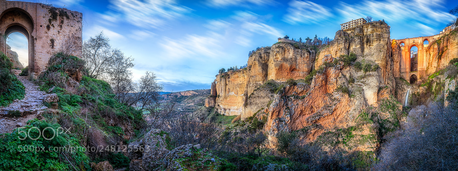 Sony a7 sample photo. Ronda panorama photography