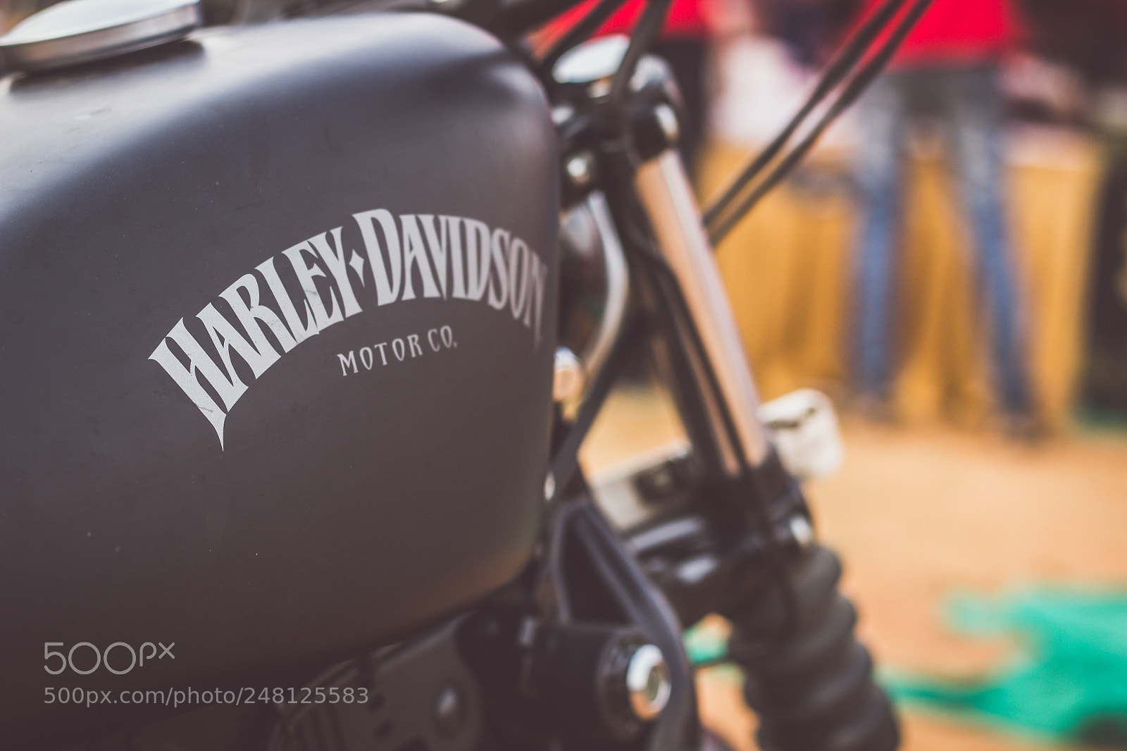 Canon EOS 600D (Rebel EOS T3i / EOS Kiss X5) sample photo. Harley davidson bike close photography