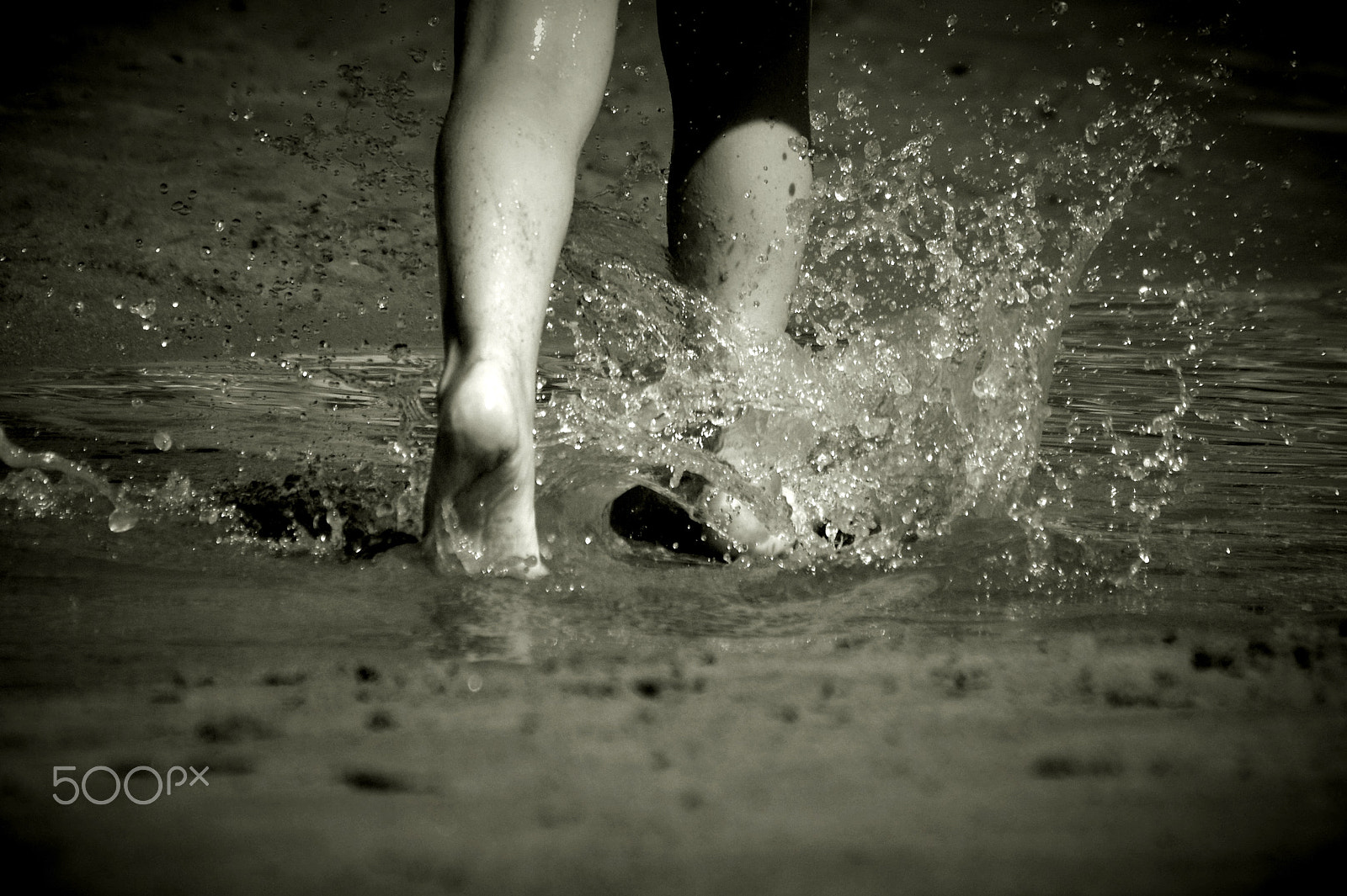 Nikon D3200 sample photo. Pied dans l'eau photography