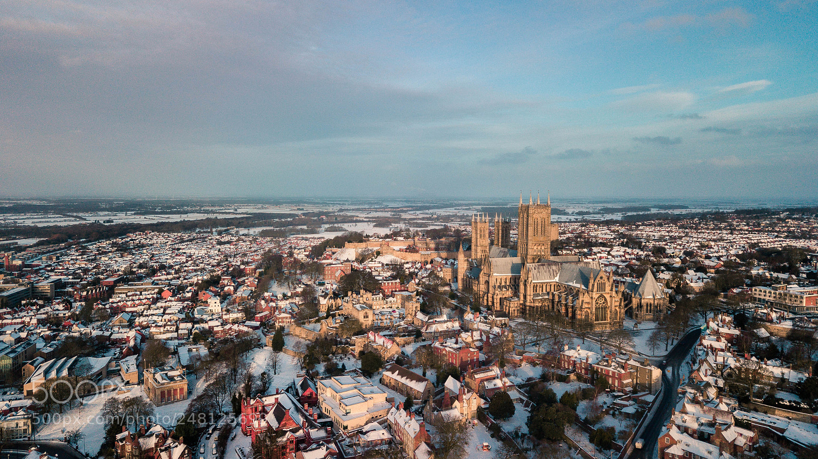 DJI FC220 sample photo. Lincoln cathedral photography