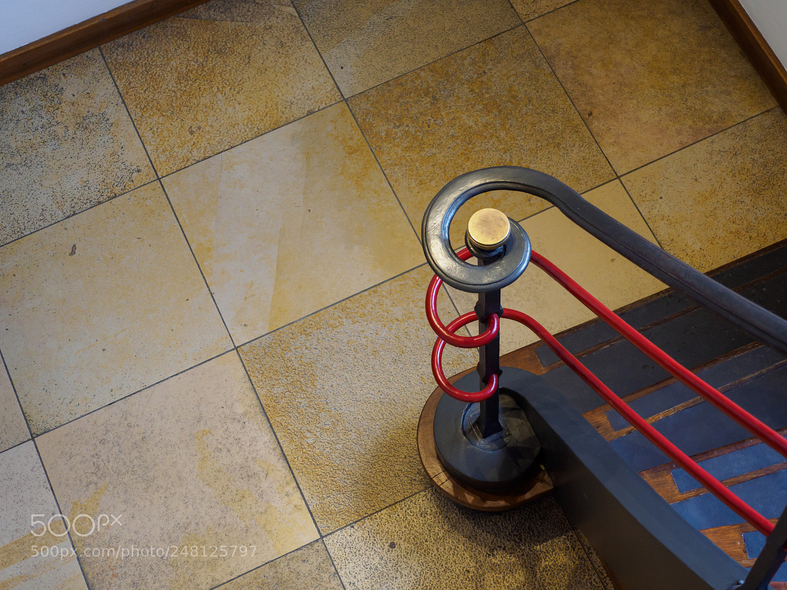Olympus PEN-F sample photo. Handrail photography