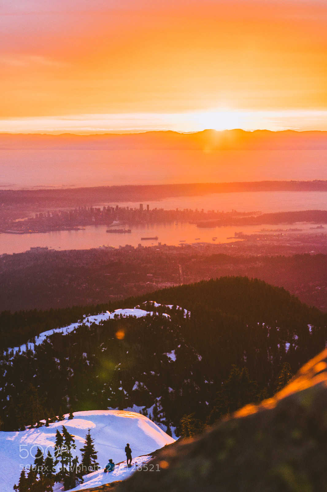 Sony a7 II sample photo. City from the summit photography