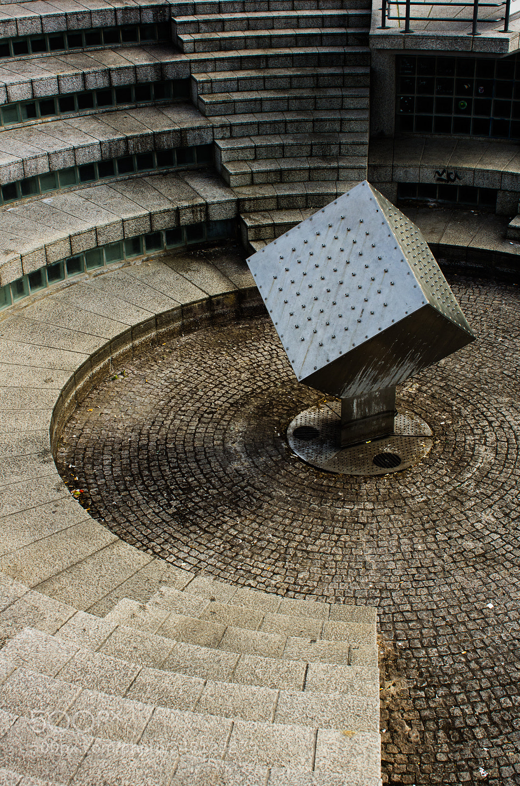 Pentax K-5 sample photo. Square in a circle photography