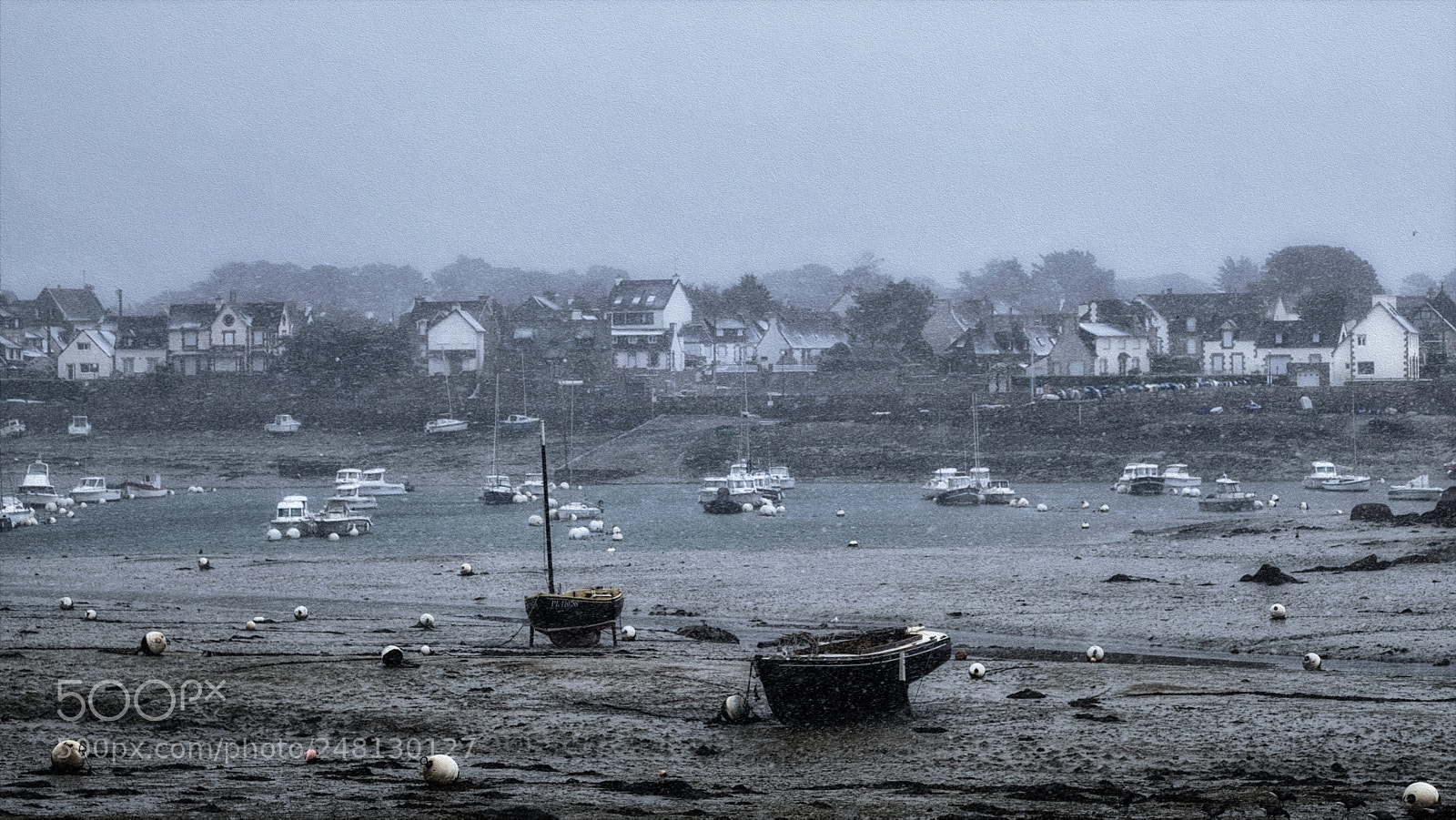 Fujifilm X-T2 sample photo. Neige sur le port photography