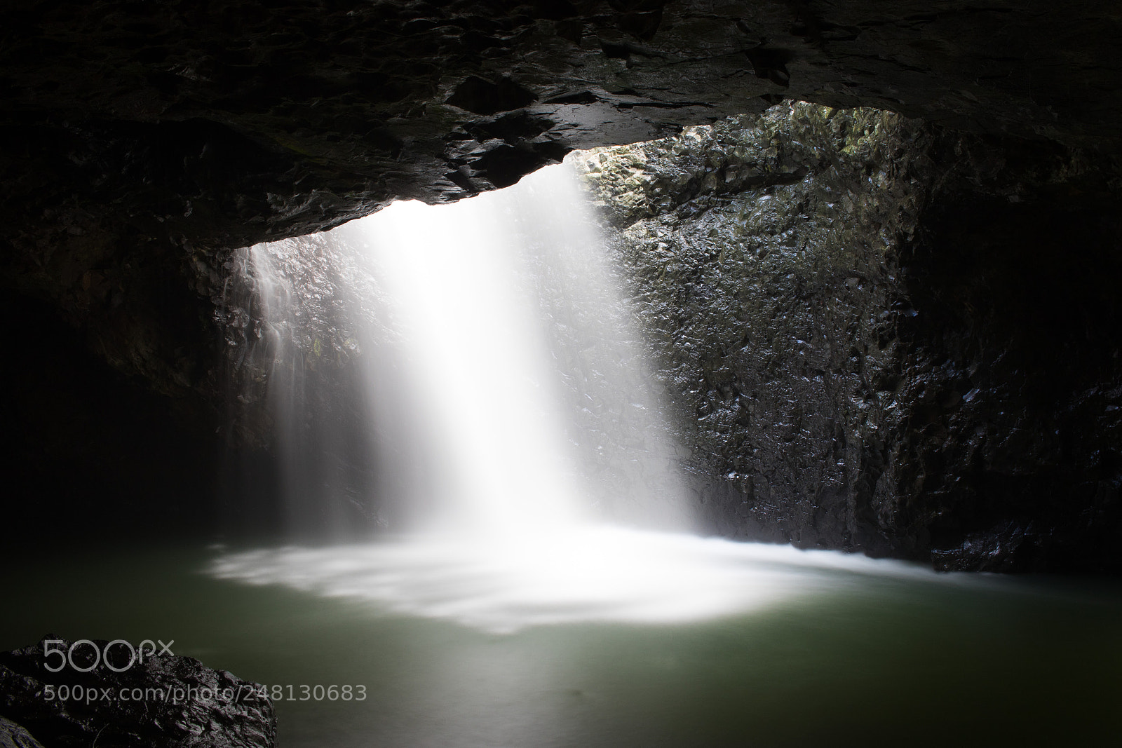 Canon EOS 7D Mark II sample photo. Natural bridge, springbrook national photography