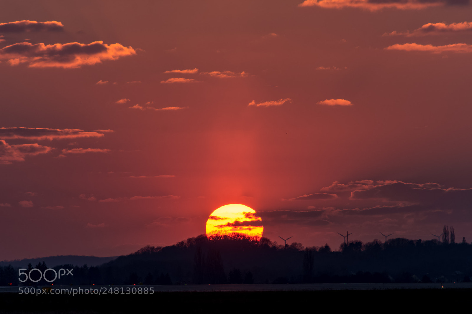 Nikon D7200 sample photo. Sunset airport dresden photography