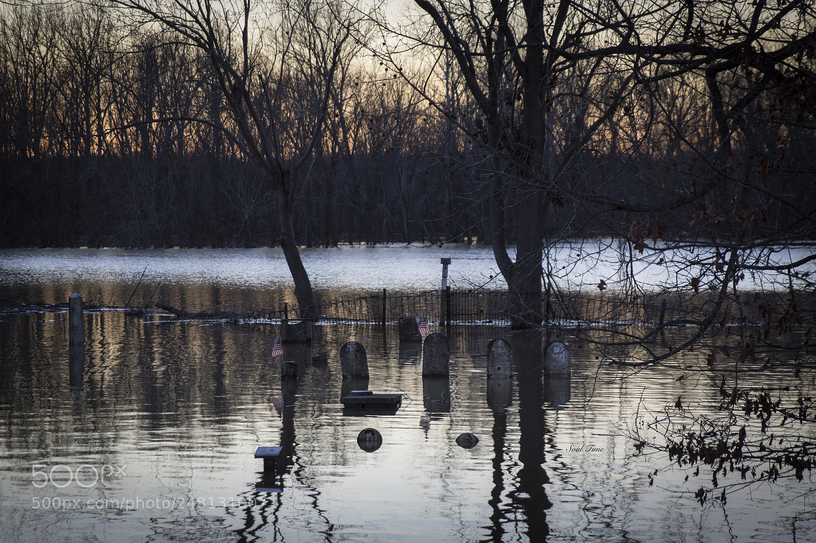 Canon EOS 7D Mark II sample photo. Flooded cemetery photography